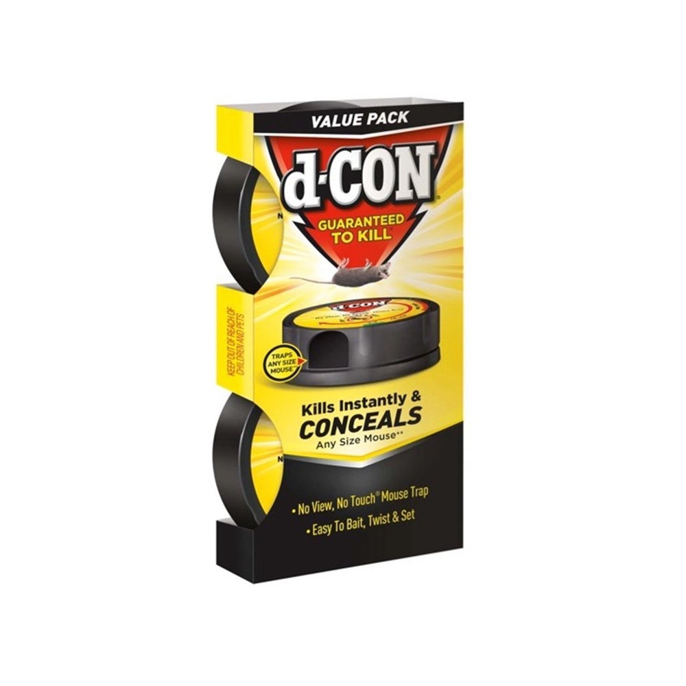 d-CON‎ Covered Mouse Trap, 2 Plastic Traps
